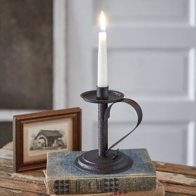 Vintage Heritage Chamberstick Candle Holder - Candlestick Holder for Home Decor and Ambiance