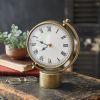 Vintage Atlas Tabletop Clock - Classic Timepiece for Home Decor