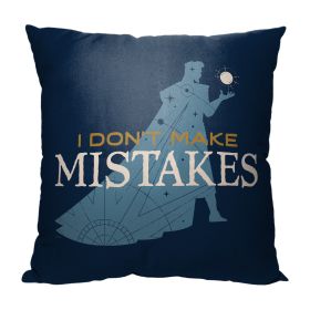 Disney Wish I Don't Make Mistakes Printed Throw Pillow