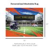 [Personalization Only] Official NFL Broncos - 62" x 84" Personalized Washable Rug