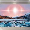 Sunrise Backdrop Tapestry Landscape Bedroom Decorative Wall Tapestry Room Bedside Tapestry Painting Wall Art; 43x59 inch