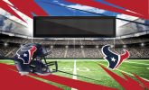 [Personalization Only] Official NFL Texans - 36" x 62" Personalized Washable Rug