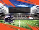 [Personalization Only] Official NFL Broncos - 62" x 84" Personalized Washable Rug