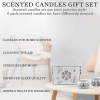 Scented Candles Gifts Set, Natural Soy Wax, Stress Relief Gifts Aromatherapy Candles Set, 6pcs