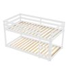 Floor Bunk Bed, White